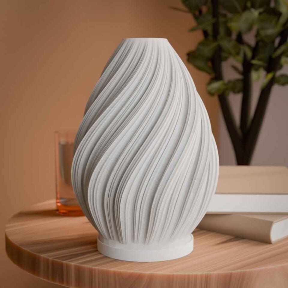 Sarmal Alev Masa Lambası