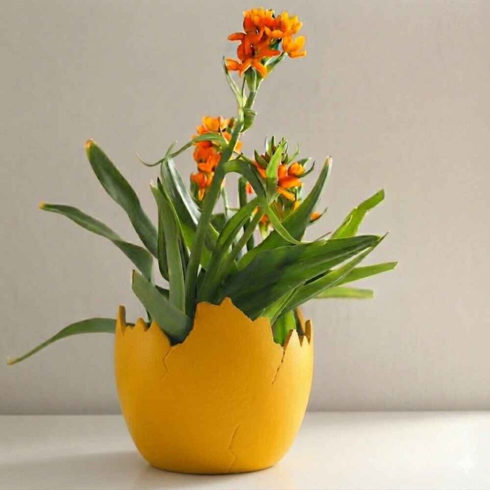 Yumurta Saksı Dikey