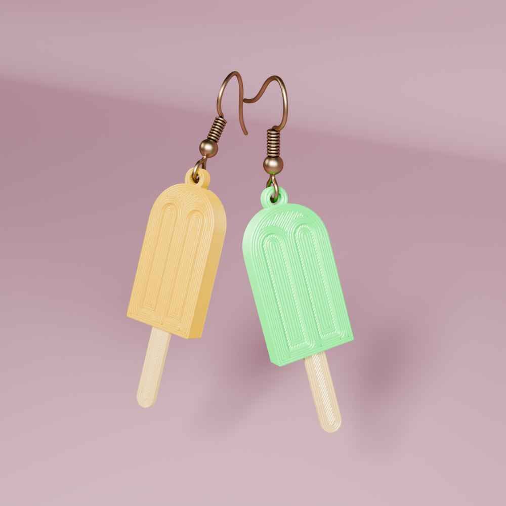 Renkli Dondurma Çubukları