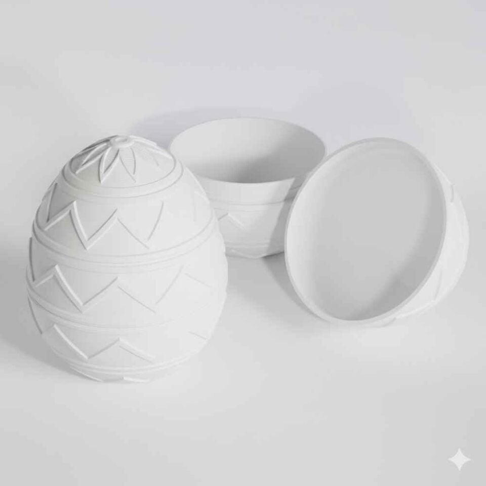 Çizgili Yumurta Kabı