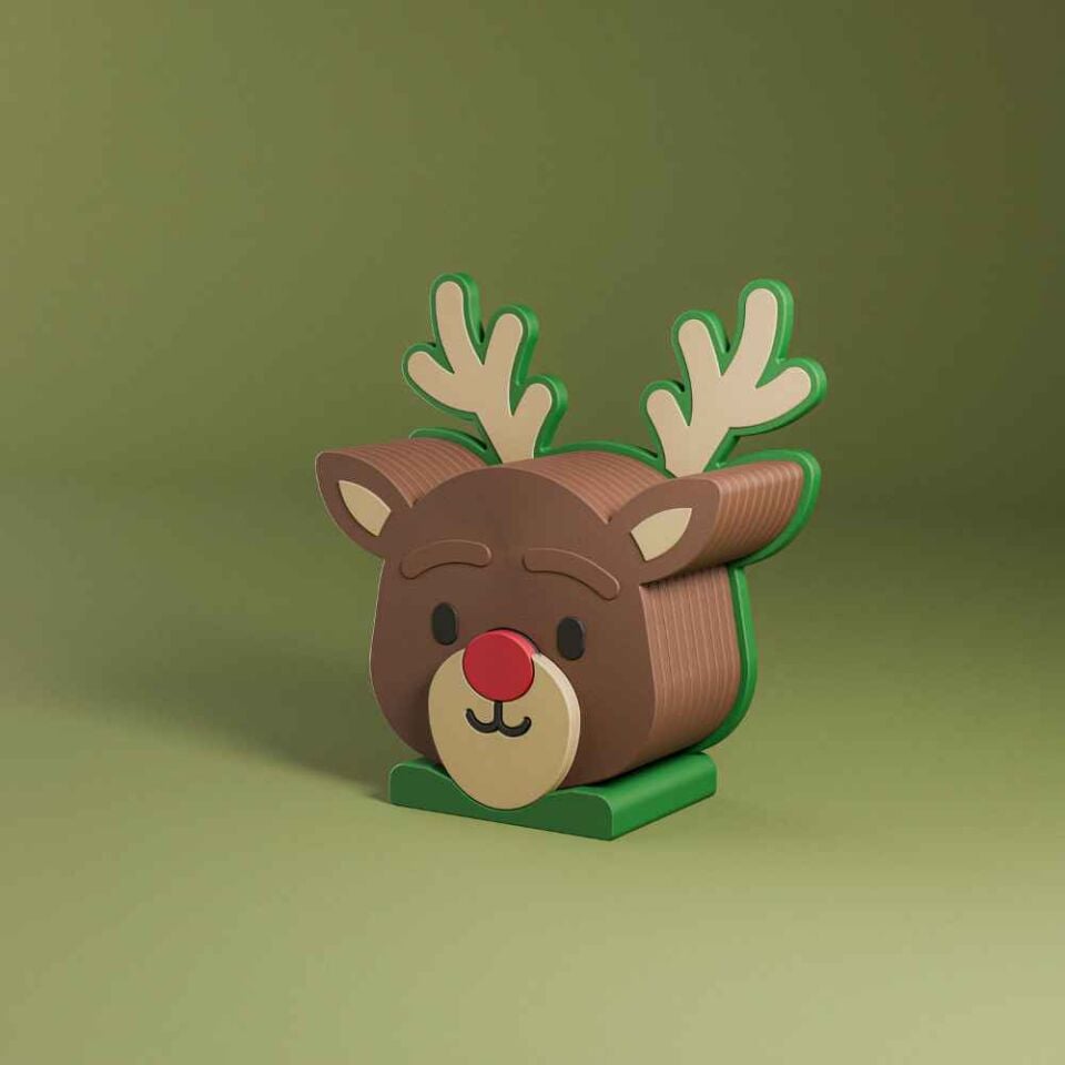 Ren Geyiği - Bardak Altı Seti