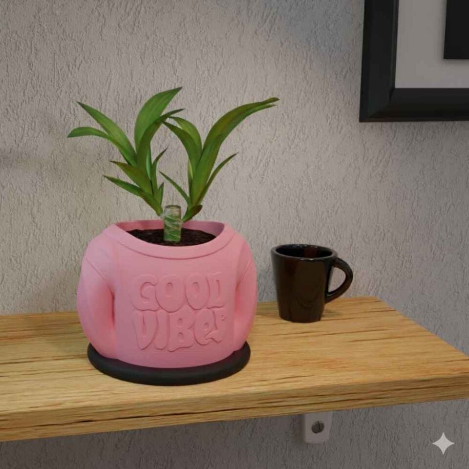 Kazak Temalı Saksı