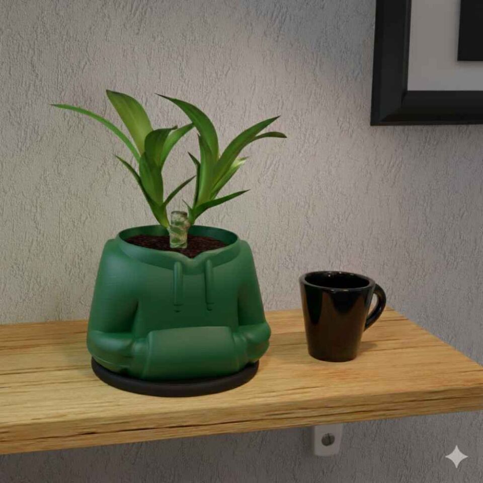 Sweatshirt Temalı Saksı